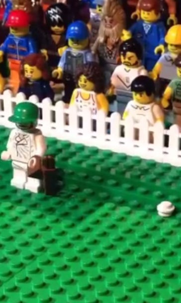 LEGO recreation of Tiger's epic Masters chip is his best highlight in years